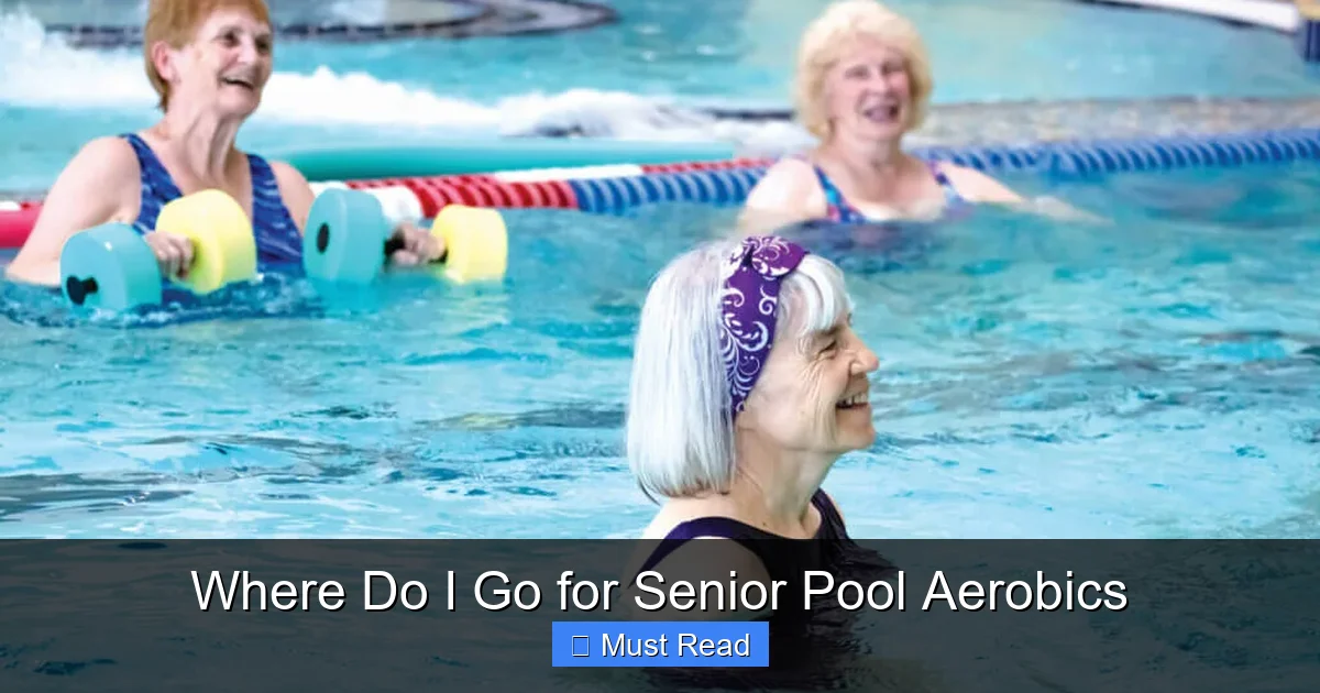 Where Do I Go for Senior Pool Aerobics