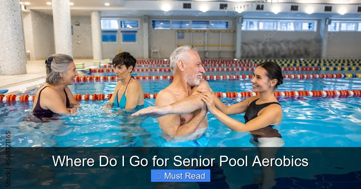 Where Do I Go for Senior Pool Aerobics