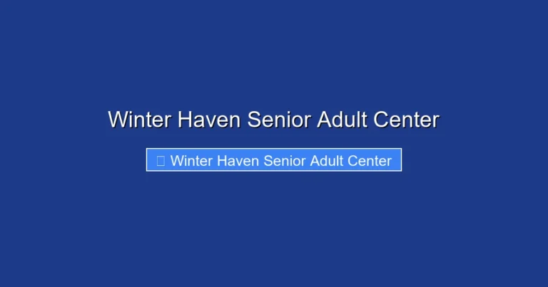 Winter Haven Senior Adult Center