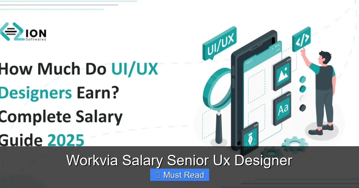 Workvia Salary Senior Ux Designer