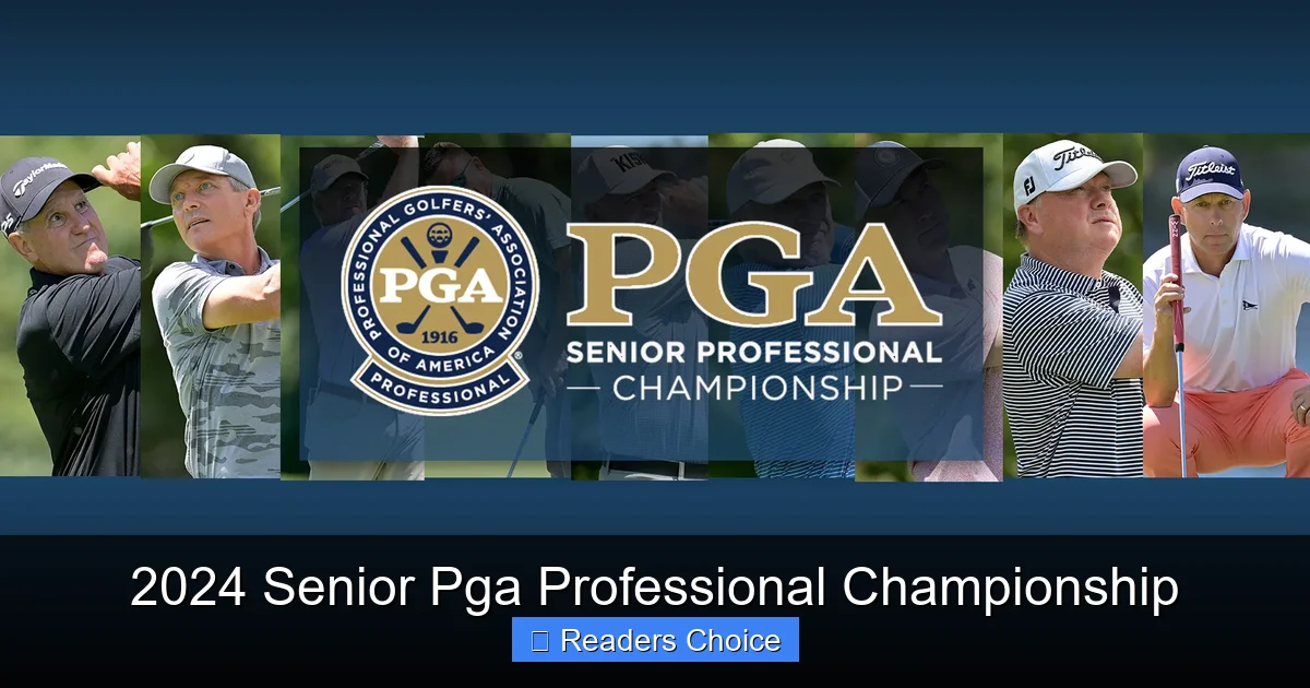 2024 Senior Pga Professional Championship