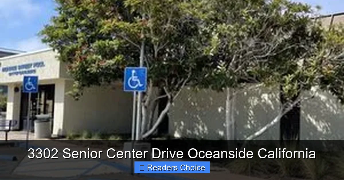 3302 Senior Center Drive Oceanside California