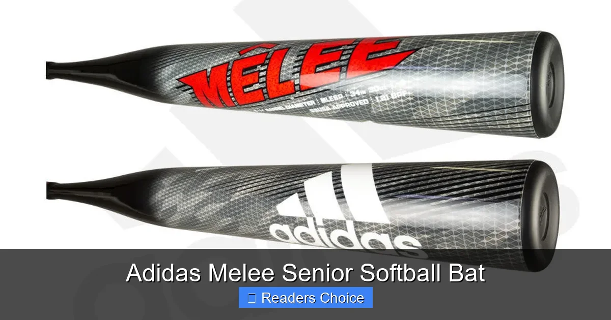 Adidas Melee Senior Softball Bat