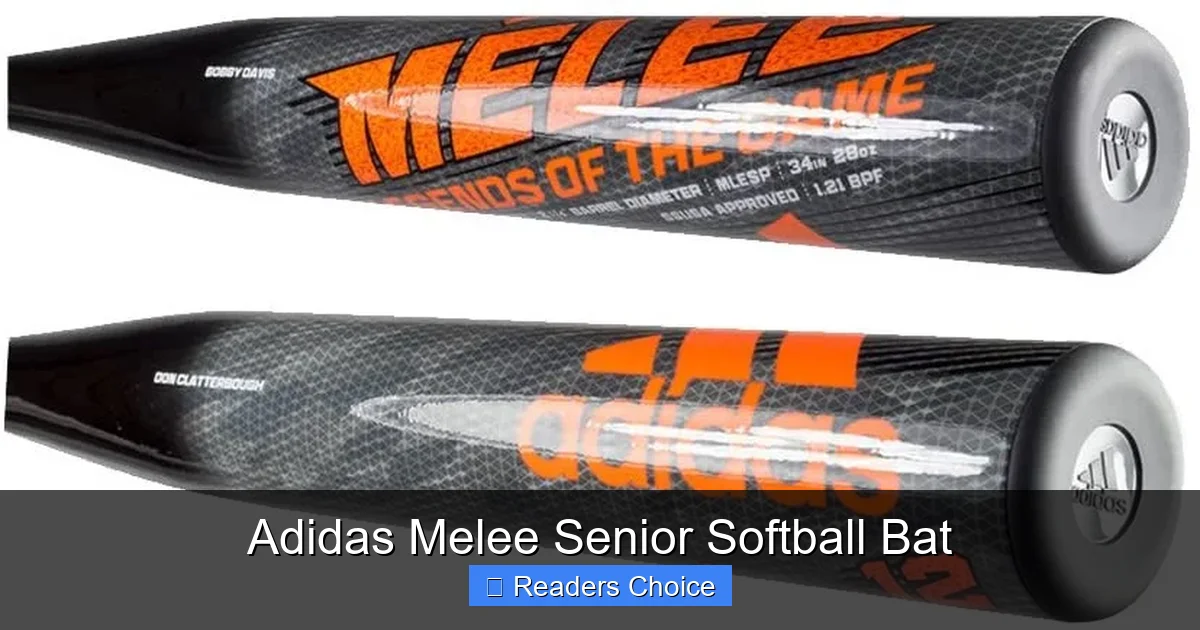 Adidas Melee Senior Softball Bat
