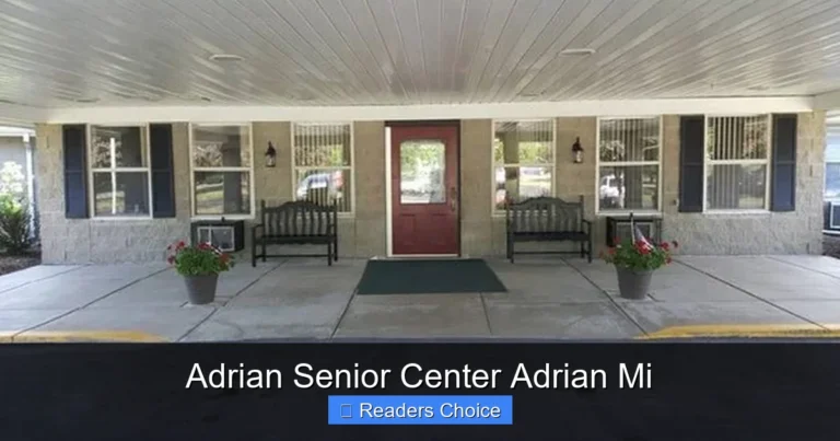 Adrian Senior Center Adrian Mi