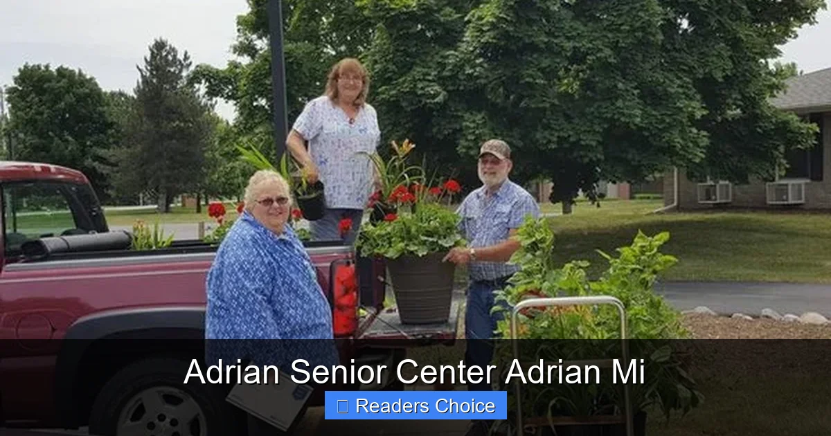 Adrian Senior Center Adrian Mi