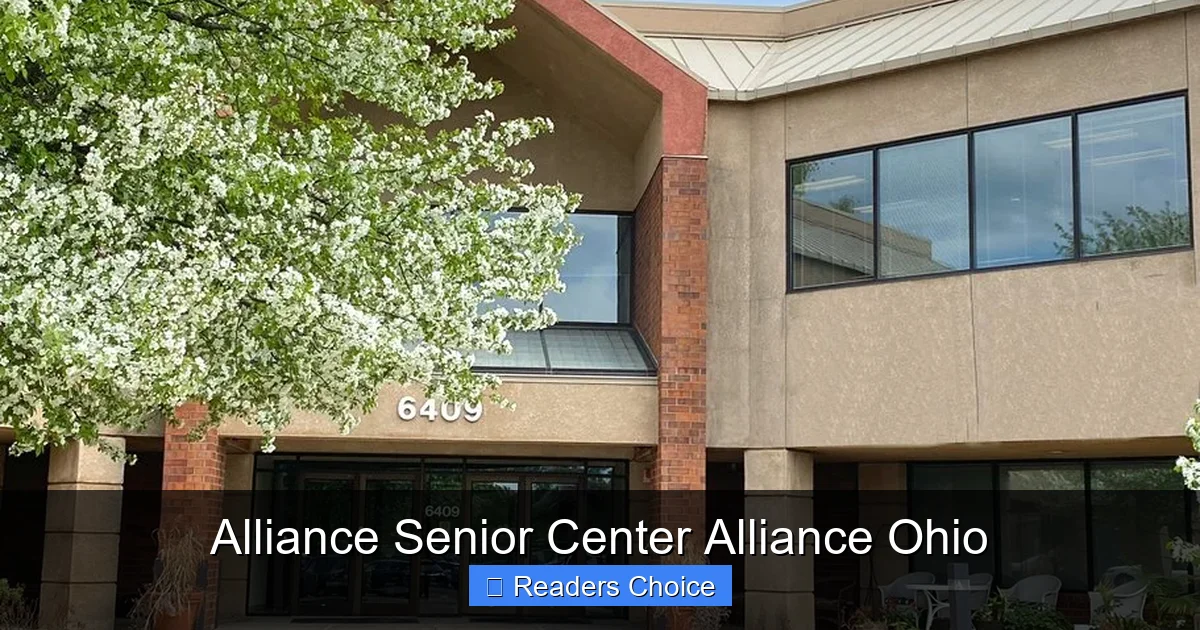 Alliance Senior Center Alliance Ohio