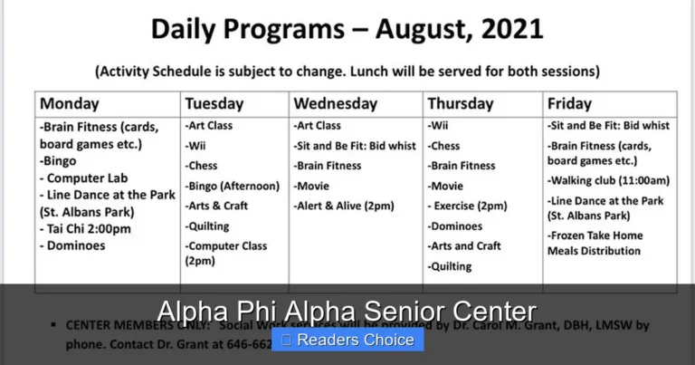 Alpha Phi Alpha Senior Center