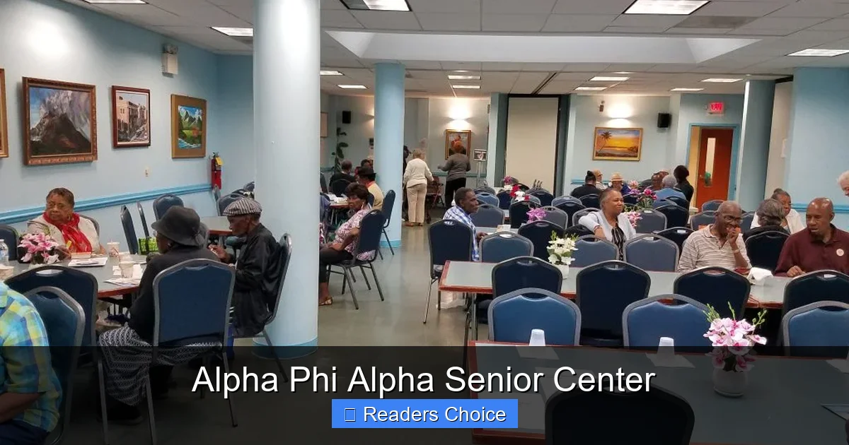 Alpha Phi Alpha Senior Center