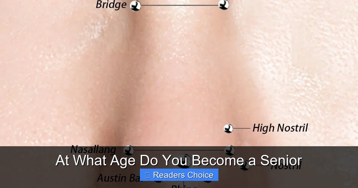 At What Age Do You Become a Senior