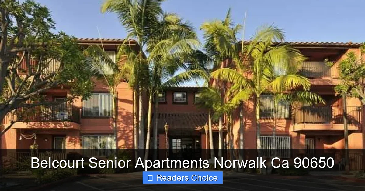 Belcourt Senior Apartments Norwalk Ca 90650