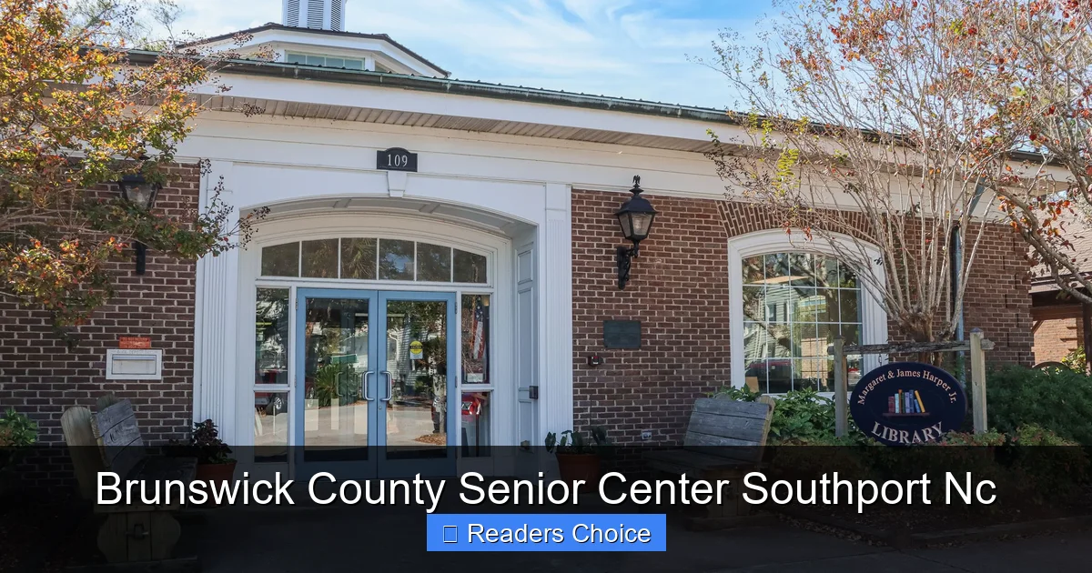 Brunswick County Senior Center Southport Nc