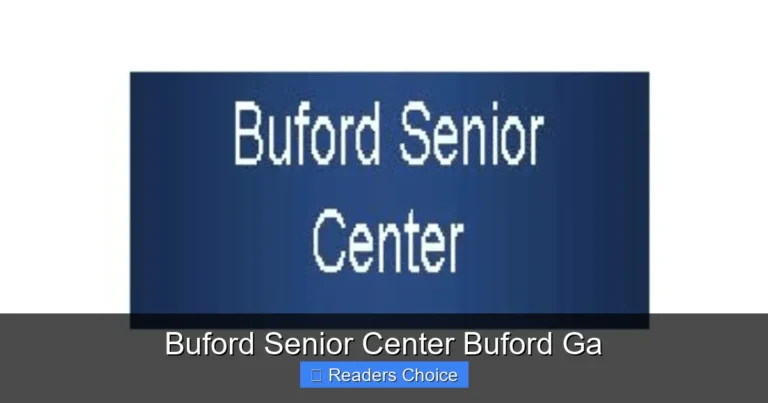 Buford Senior Center Buford Ga