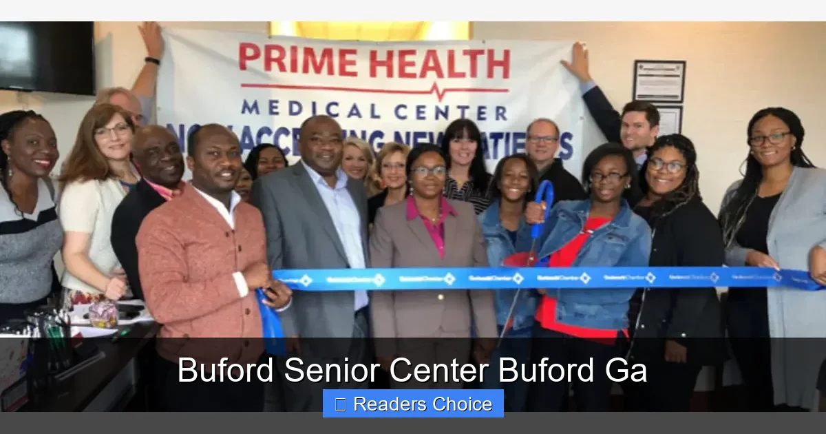 Buford Senior Center Buford Ga