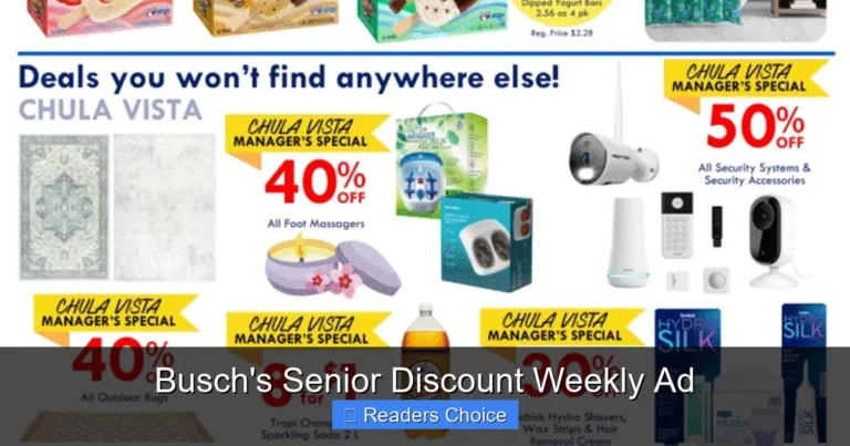 Busch's Senior Discount Weekly Ad