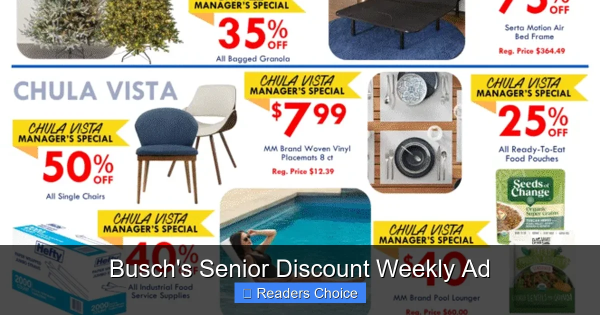 Busch's Senior Discount Weekly Ad