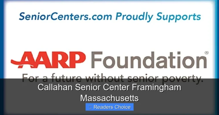 Callahan Senior Center Framingham Massachusetts