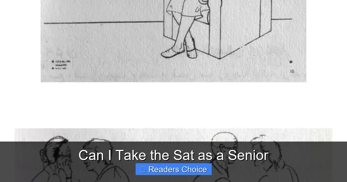 Can I Take the Sat as a Senior