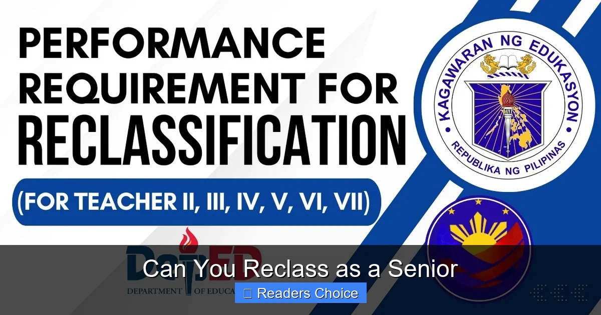 Par Reclass Can You Reclass as a Senior - SeniorsProTalk
