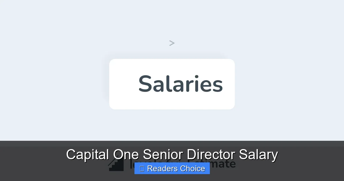 Capital One Senior Director Salary