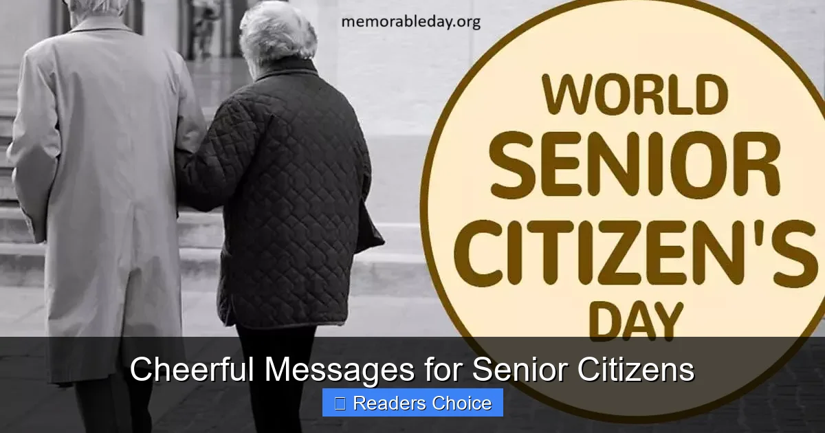Cheerful Messages for Senior Citizens
