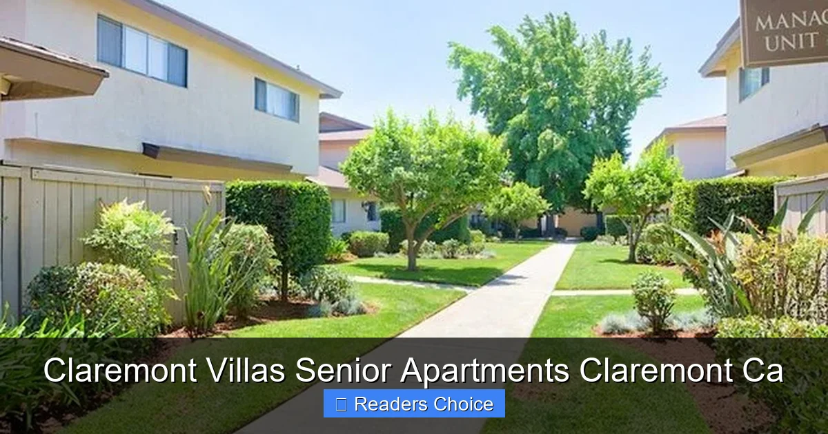 Claremont Villas Senior Apartments Claremont Ca