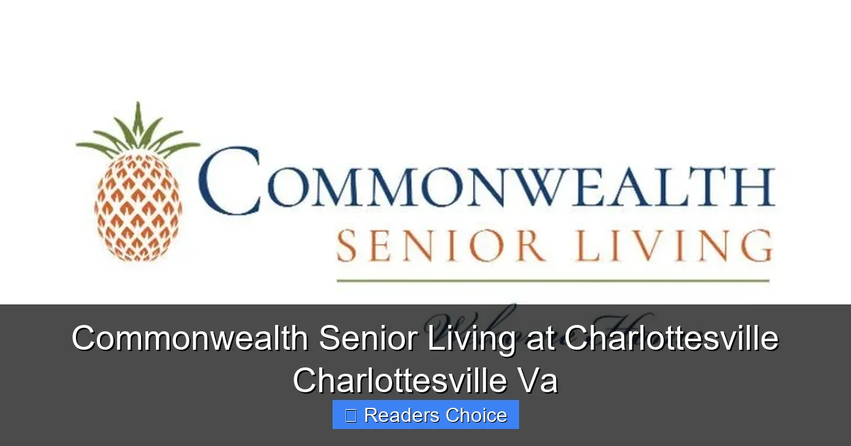 Commonwealth Senior Living at Charlottesville Charlottesville Va