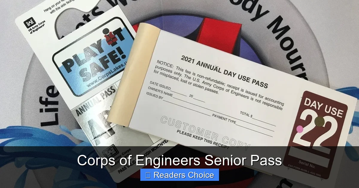 Corps of Engineers Senior Pass
