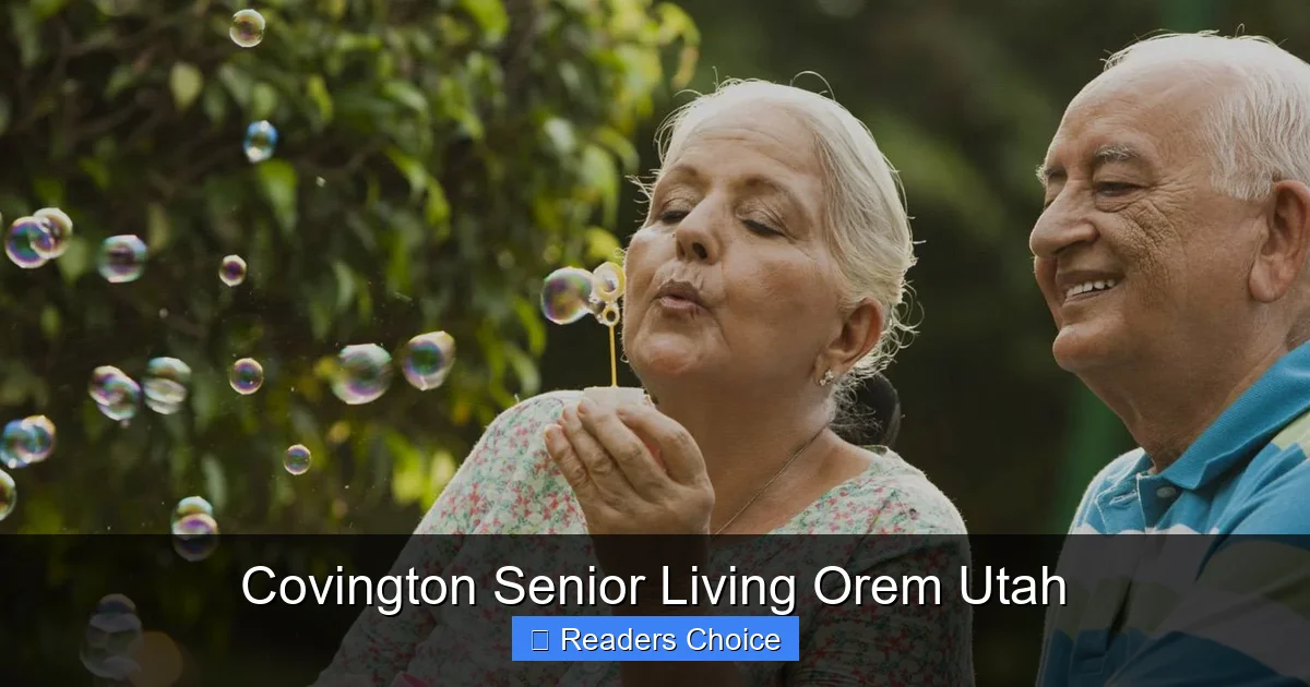 Covington Senior Living Orem Utah