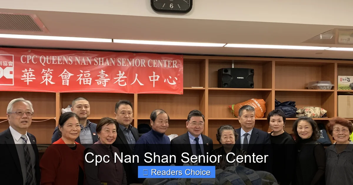Cpc Nan Shan Senior Center