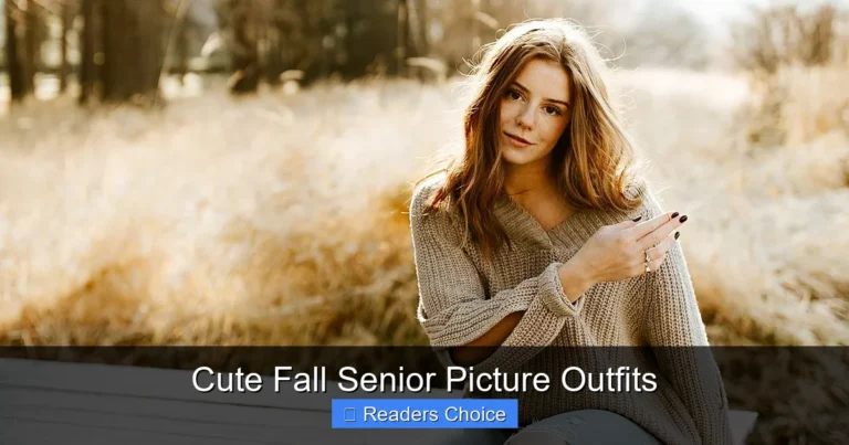 Cute Fall Senior Picture Outfits