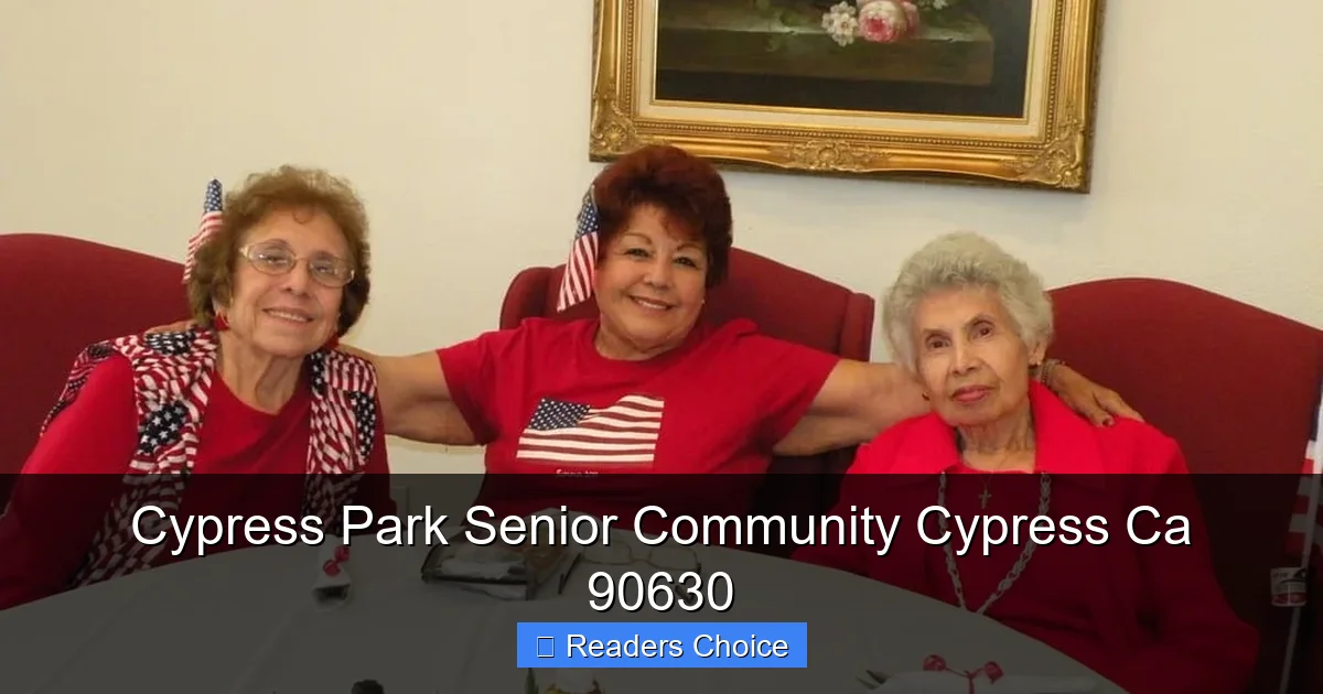 Cypress Park Senior Community Cypress Ca 90630