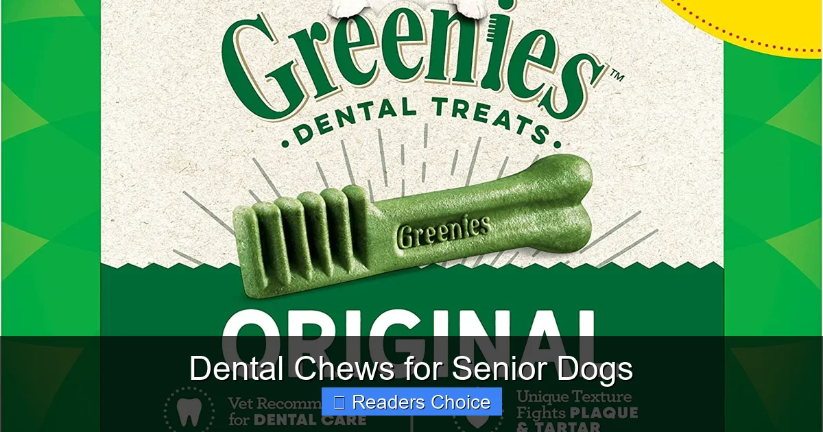 Dental Chews for Senior Dogs