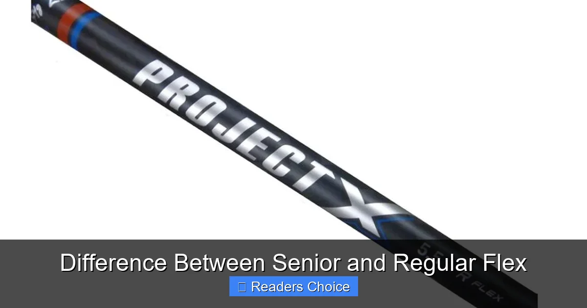 Difference Between Senior and Regular Flex