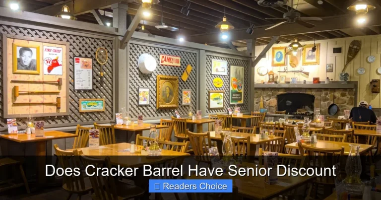 Does Cracker Barrel Have Senior Discount