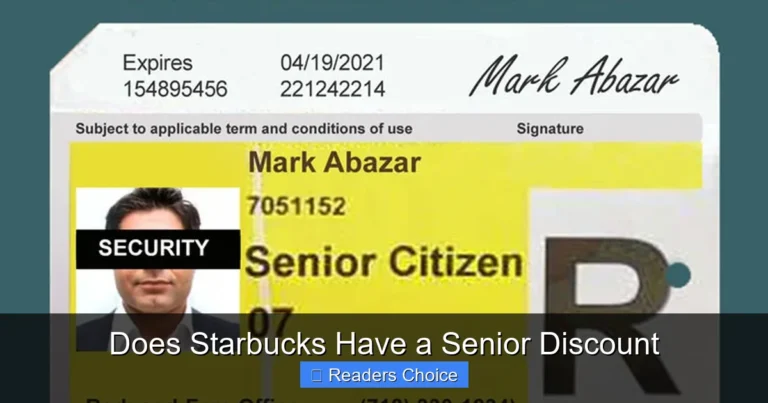 Does Starbucks Have a Senior Discount