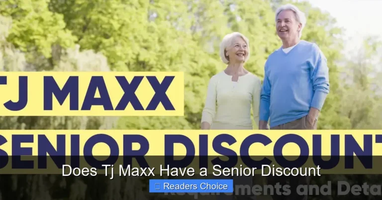 Does Tj Maxx Have a Senior Discount