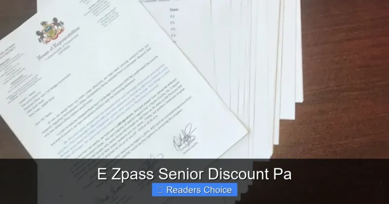 E Zpass Senior Discount Pa