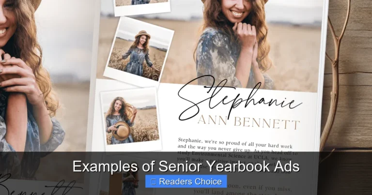 Examples of Senior Yearbook Ads