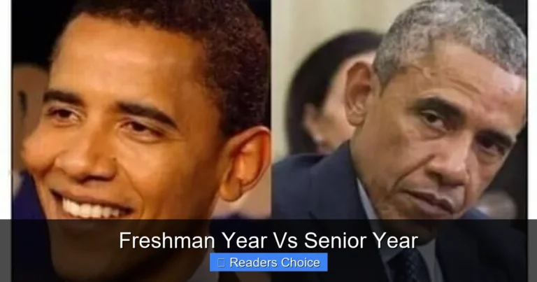 Freshman Year Vs Senior Year