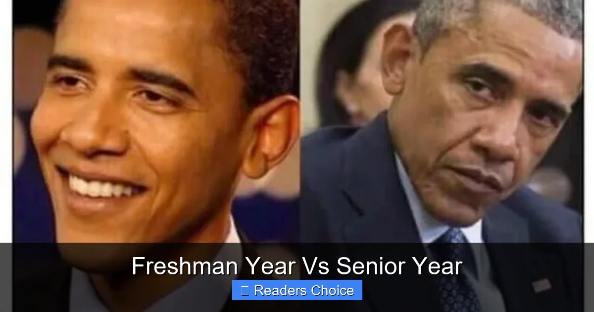 Freshman Year Vs Senior Year