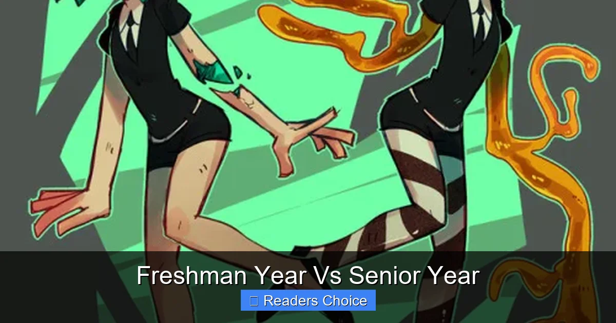 Freshman Year Vs Senior Year