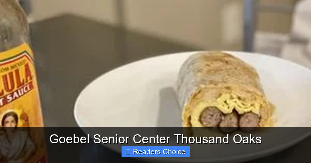 Goebel Senior Center Thousand Oaks
