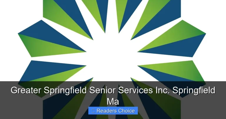 Greater Springfield Senior Services Inc. Springfield Ma