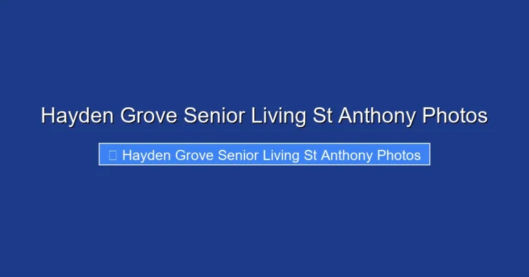 Hayden Grove Senior Living St Anthony Photos