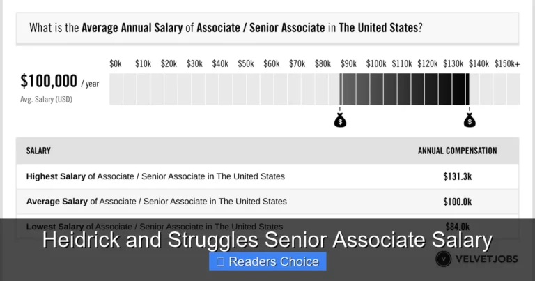 Heidrick and Struggles Senior Associate Salary