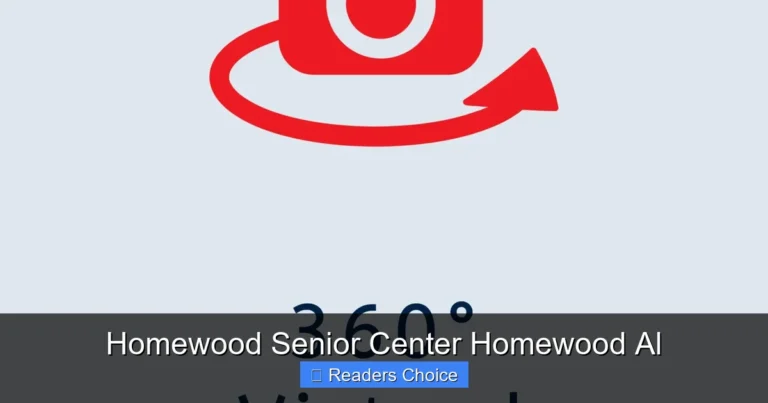 Homewood Senior Center Homewood Al