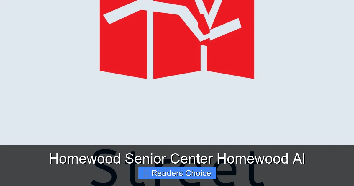 Homewood Senior Center Homewood Al