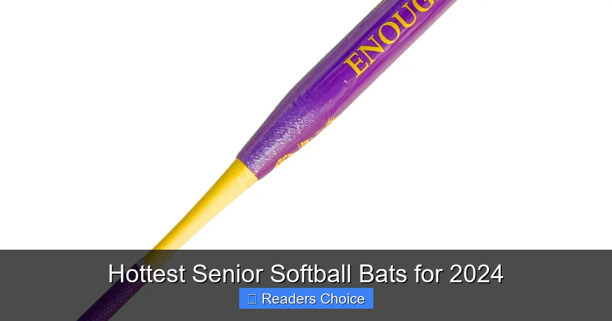Hottest Senior Softball Bats for 2024