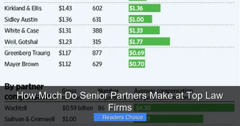 How Much Do Senior Partners Make at Top Law Firms